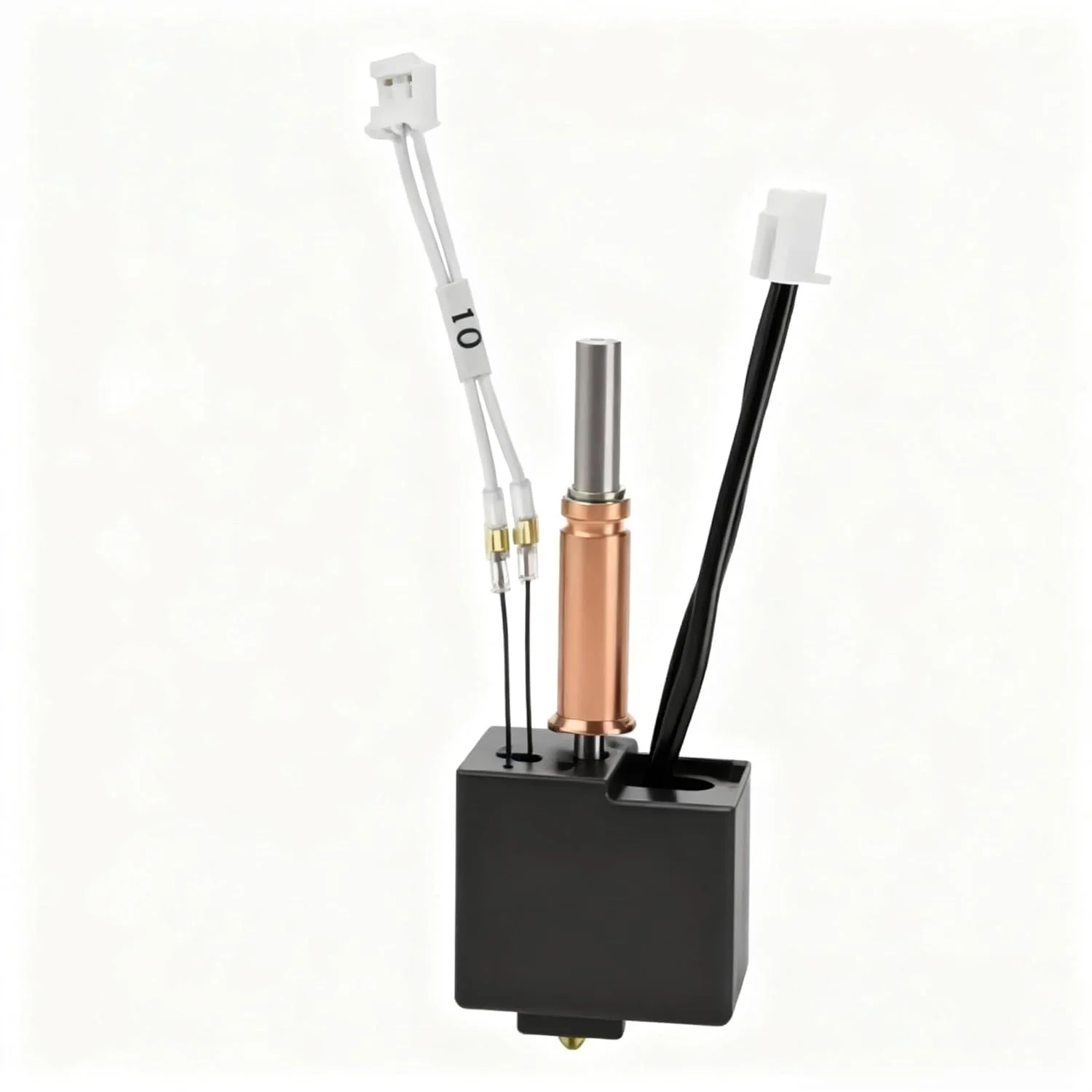 مجموعه هات‌اند 0.4 میلی‌متری برای Anycubic Kobra 3 و Kobra 3 V2 Combo - جایگزینی مستقیم هات‌اند با جریان بالا به همراه کارتریج گرمکن و ترمیستور - به همراه 2 عدد نازل برنجی 0.4 میلی‌متری اضافی