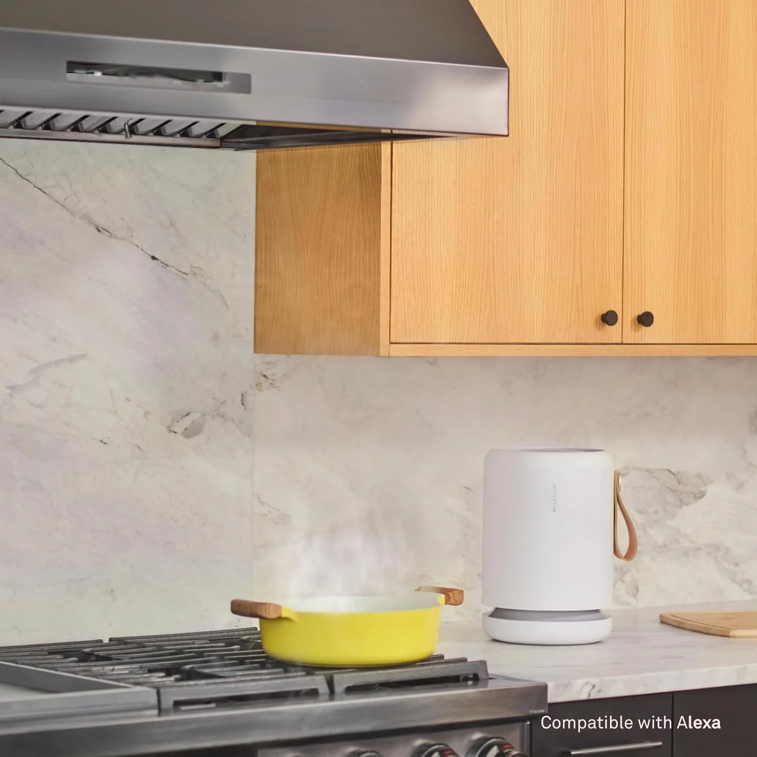 دستگاه تصفیه هوا Molekule Air Mini+ - مناسب برای اتاق‌هایی تا 23 متر مربع - تصفیه کننده هوشمند با نرخ جذب آلاینده بالا - قابلیت‌های نظارت بر کیفیت هوا - سفید