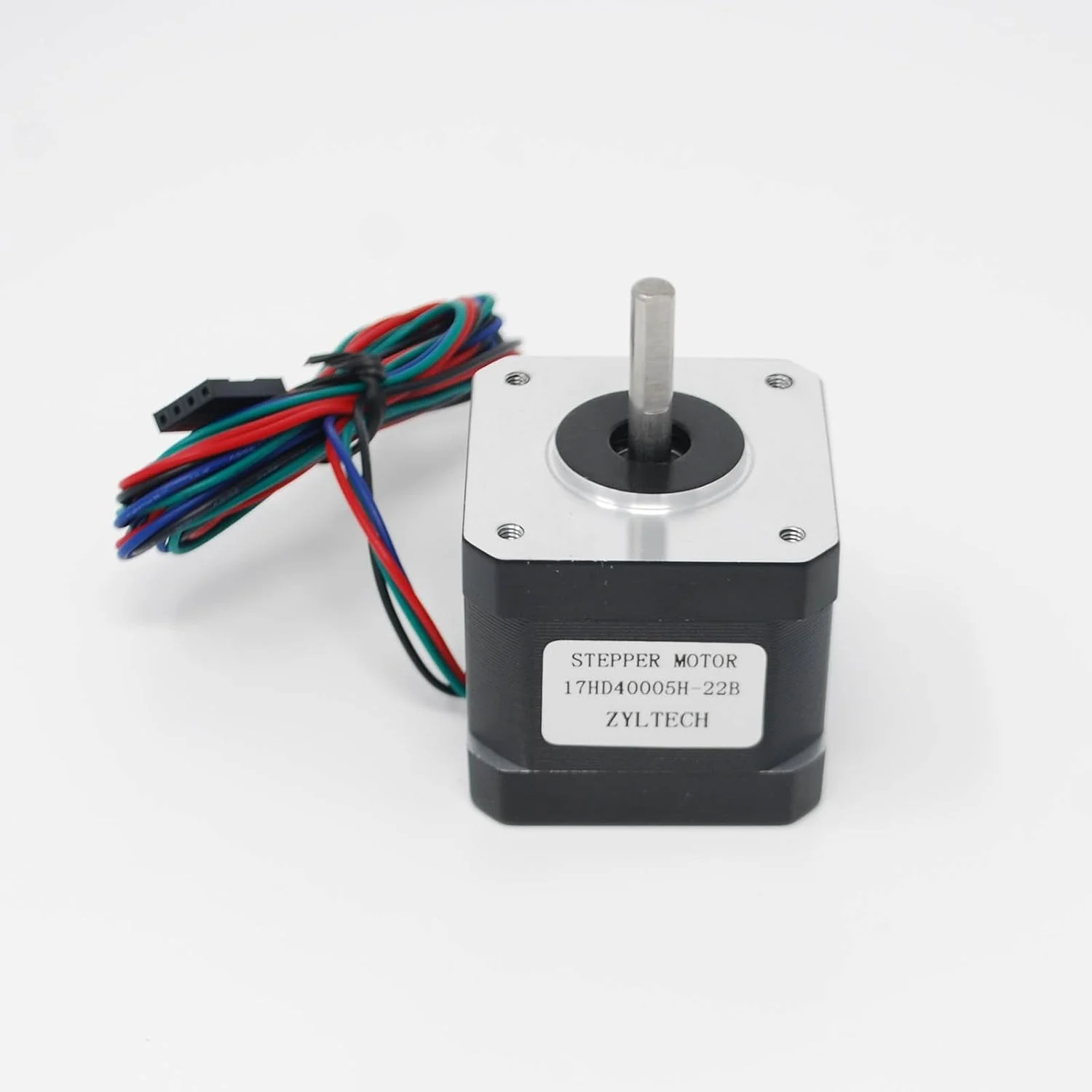 موتور پله ای Nema 17 زیلتک، بسته 3 عددی، 1.5 آمپر، 0.42 نیوتن متر، بدنه 40 میلی متری با کابل 1 متری و کانکتور برای پرینتر سه بعدی/CNC