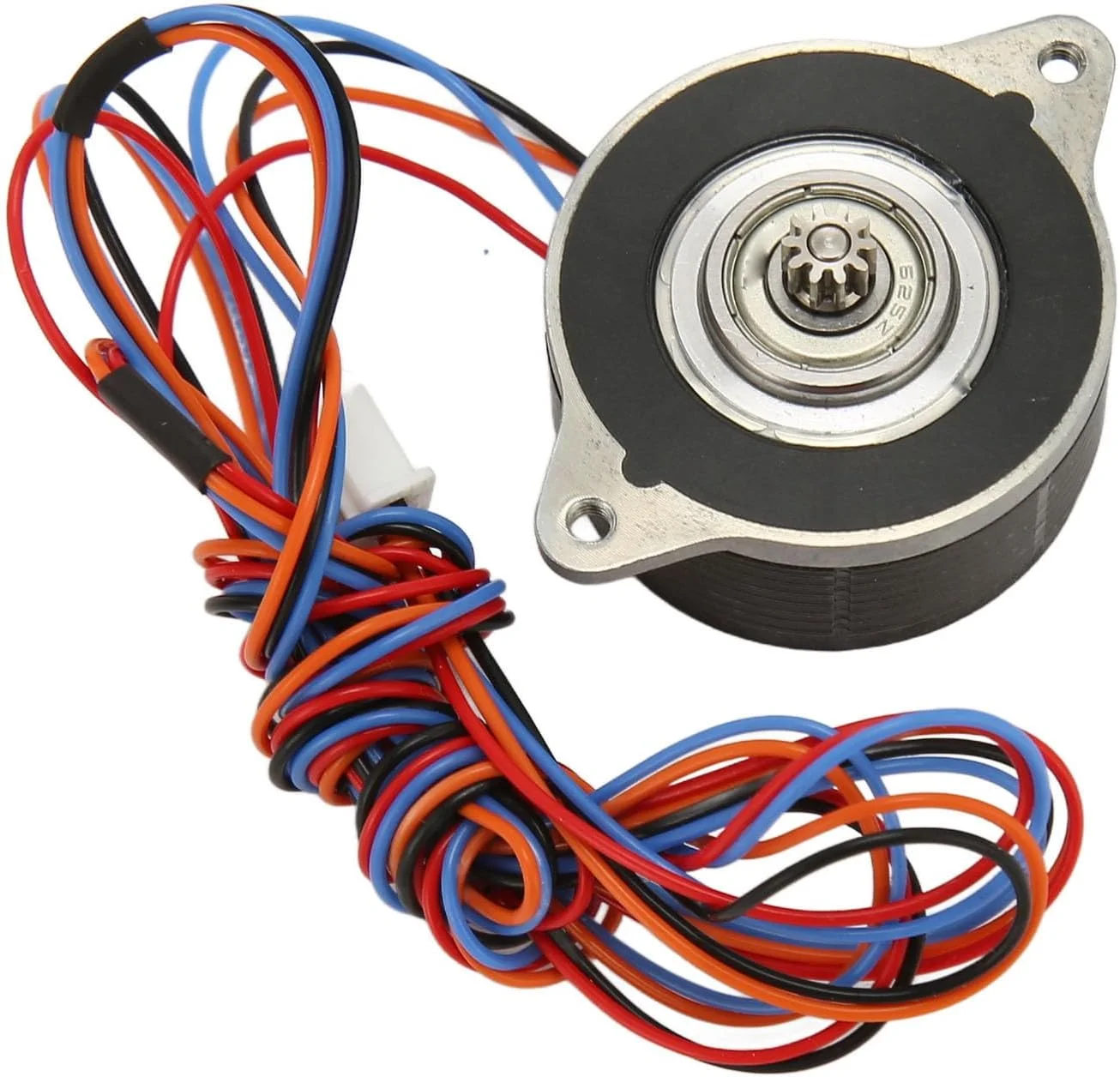 موتور پَنکِیکی ۳۶ میلی‌متری، موتور پله‌ای دوقطبی با زاویه ۱.۸ درجه، ۲ فاز، قطر ۳۶ میلی‌متر با چرخ‌دنده ۱۰ دندانه برای موتورهای پرینتر سه‌بعدی V1.5