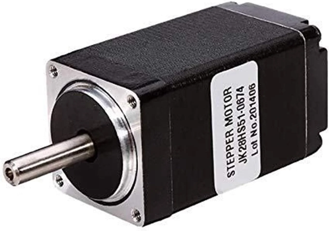 موتور پله ای NEMA11 دو فاز 1.8 درجه 0.67 آمپر مدل JK28HS51-0674
