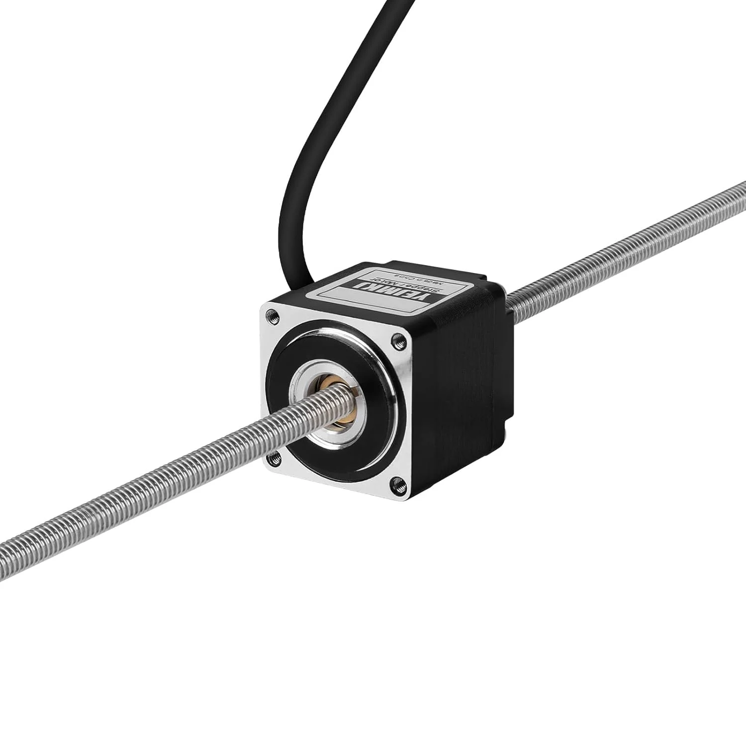 موتور پله‌ای Nema 11 با شفت عبوری TR5x1 300mm، 1.8 درجه، 2 فاز، گشتاور بالا 6Ncm (8.5oz·in)، دو قطبی 1.0A، 2.9Ω، 31mm، 28 استپ، به همراه کابل T5 300mm به طول 1 متر برای پرینتر سه بعدی، ربات DIY و CNC