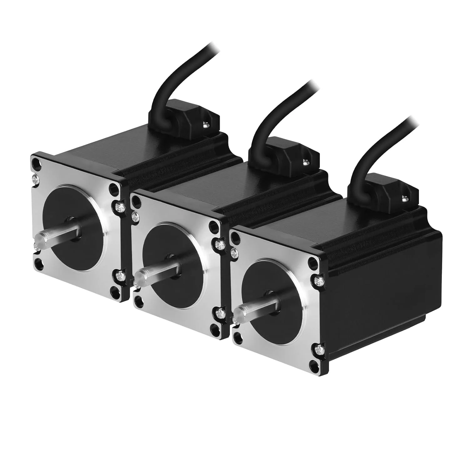 موتور پله ای Nema 23، 80 میلی متر، دو قطبی 4 آمپر، 2.2 نیوتن متر، گشتاور بالا، موتورهای پرینتر سه بعدی Nema23، 1.8 درجه، 2 فاز، 4 سیم برای دستگاه های CNC، تراش و روتر، 2.25x2.25x3.15 اینچ