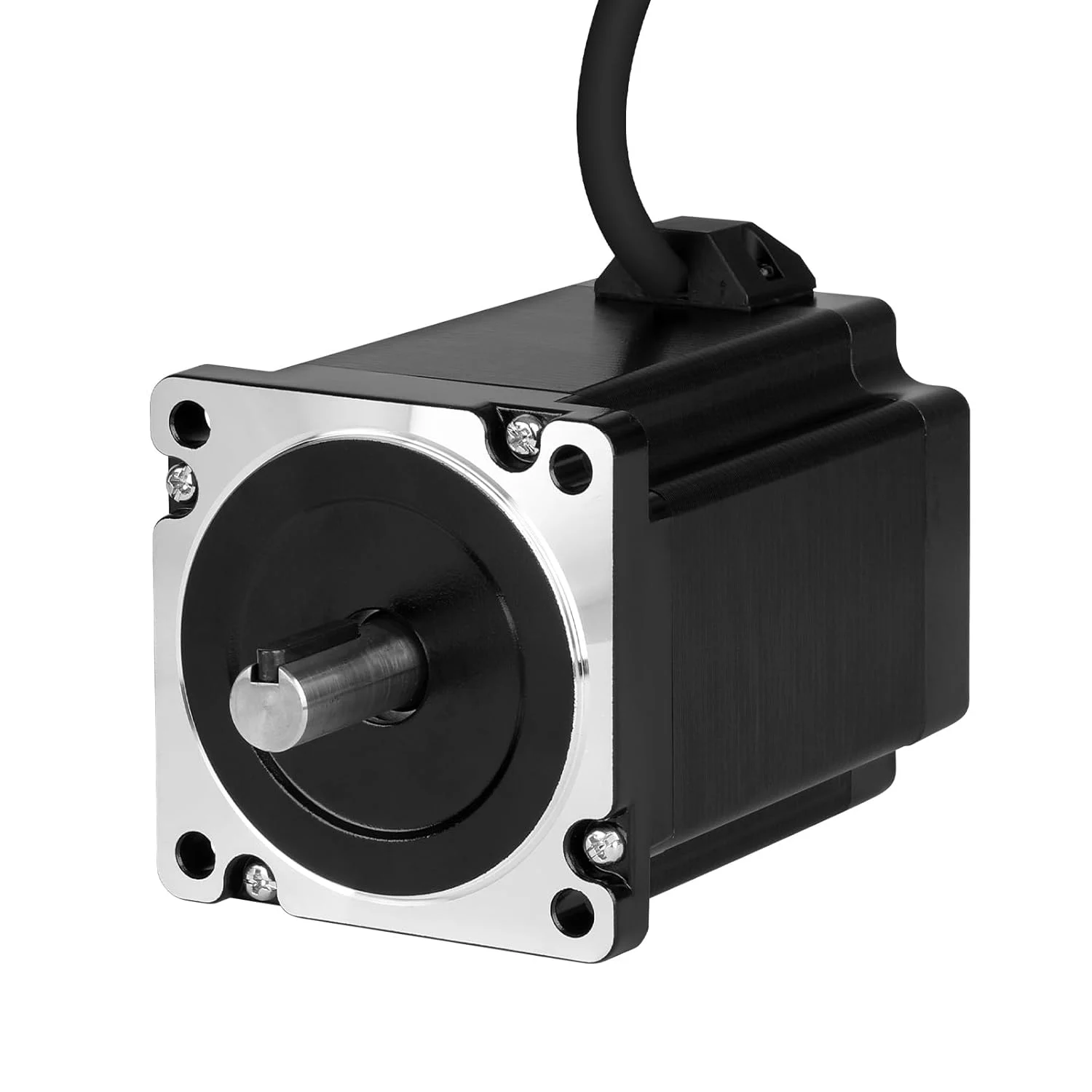 موتور پله‌ای Nema 34، دو فاز، ۱.۸ درجه، ۹.۶ نیوتن‌متر (۱۳۵۹.۴۷ اونس-اینچ)، گشتاور بالا، دو قطبی، ۱۱۷ میلی‌متر، ۶.۴ آمپر، ۰.۶ اهم، ۴ سیم، شفت ۳۲ میلی‌متر، φ۱۴ میلی‌متر، کابل موتور پله‌ای ۸۶ به طول ۲ متر برای دستگاه CNC، تراش، پرینتر سه بعدی، ربات DIY.