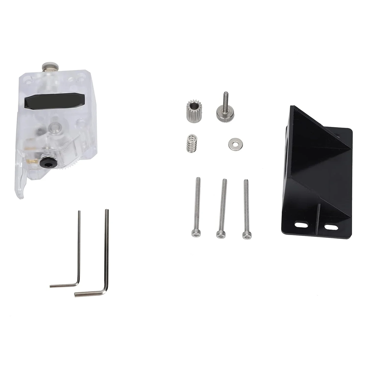 اکسترودر چاپگر سه بعدی دوگانه یونیورسال با چرخ دنده - برای مواد نایلونی و TPU/TPE نرم