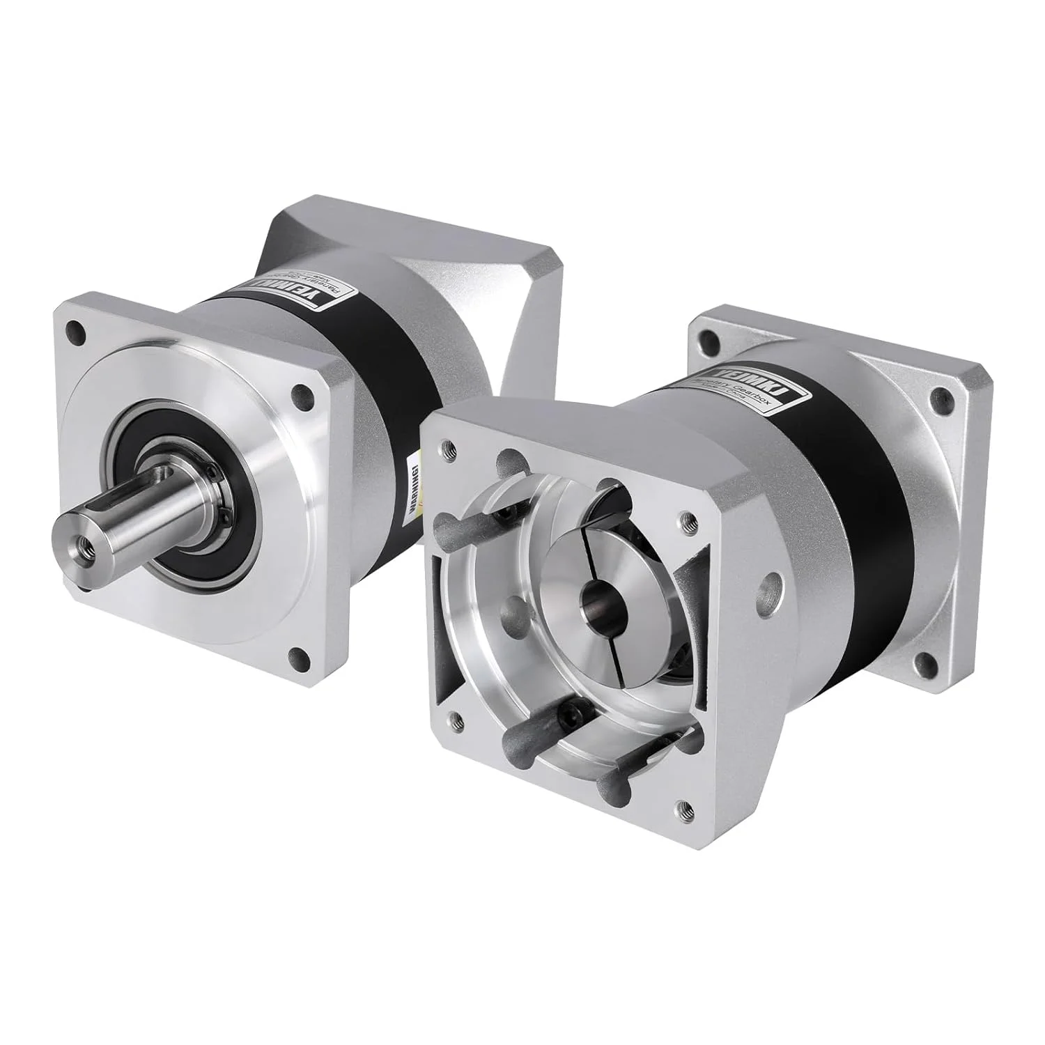 گیربکس سیاره ای با نسبت 5:1 برای موتور پله ای Nema 34، اندازه 85-111 میلی متر، لقی 10 Arcmi، شفت ورودی 41.5 میلی متر φ14 میلی متر، کاهنده سیاره ای برای موتور پله ای 86، شامل 4 پیچ، 2 دوشاخه، 1 کلید، مناسب برای CNC، پرینتر سه بعدی و تراش