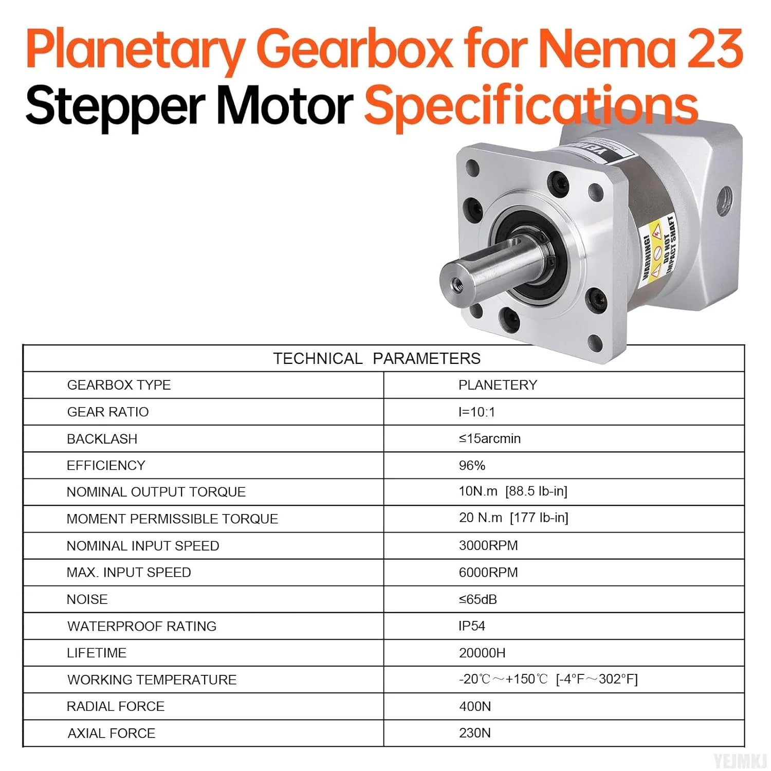 گیربکس سیاره ای با نسبت 10:1 برای موتور پله ای Nema 23، اندازه 60-74 میلی متر، لقی 15 دقیقه قوسی، شفت ورودی 31 میلی متر φ8 میلی متر، کاهنده سیاره ای برای موتور پله ای 57، شامل 4 پیچ، 2 دوشاخه، 1 کلید CNC، پرینتر سه بعدی، تراش