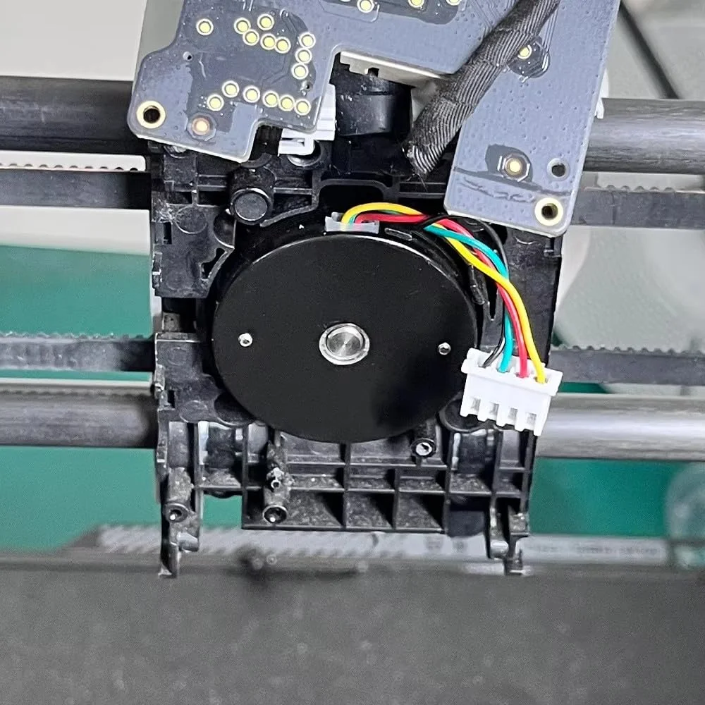 موتور پله ای گرد اکسترودر Lab X1 - جایگزینی موتور پله ای پنکیکی 36 میلی متری، موتور پله ای گرد 36 ارتقا یافته برای لوازم جانبی چاپگر سه بعدی Bambu Lab X1/X1C/P1P/P1S