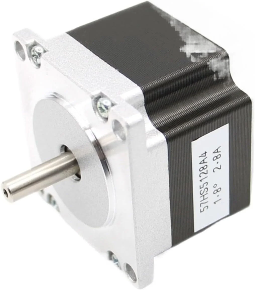 موتور پله ای NEMA23 مدل 57X51mm با جریان 2.8 آمپر و گشتاور 1.1 نیوتن متر، مناسب برای دستگاه های فرز، حکاکی، روتر و پرینتر سه بعدی