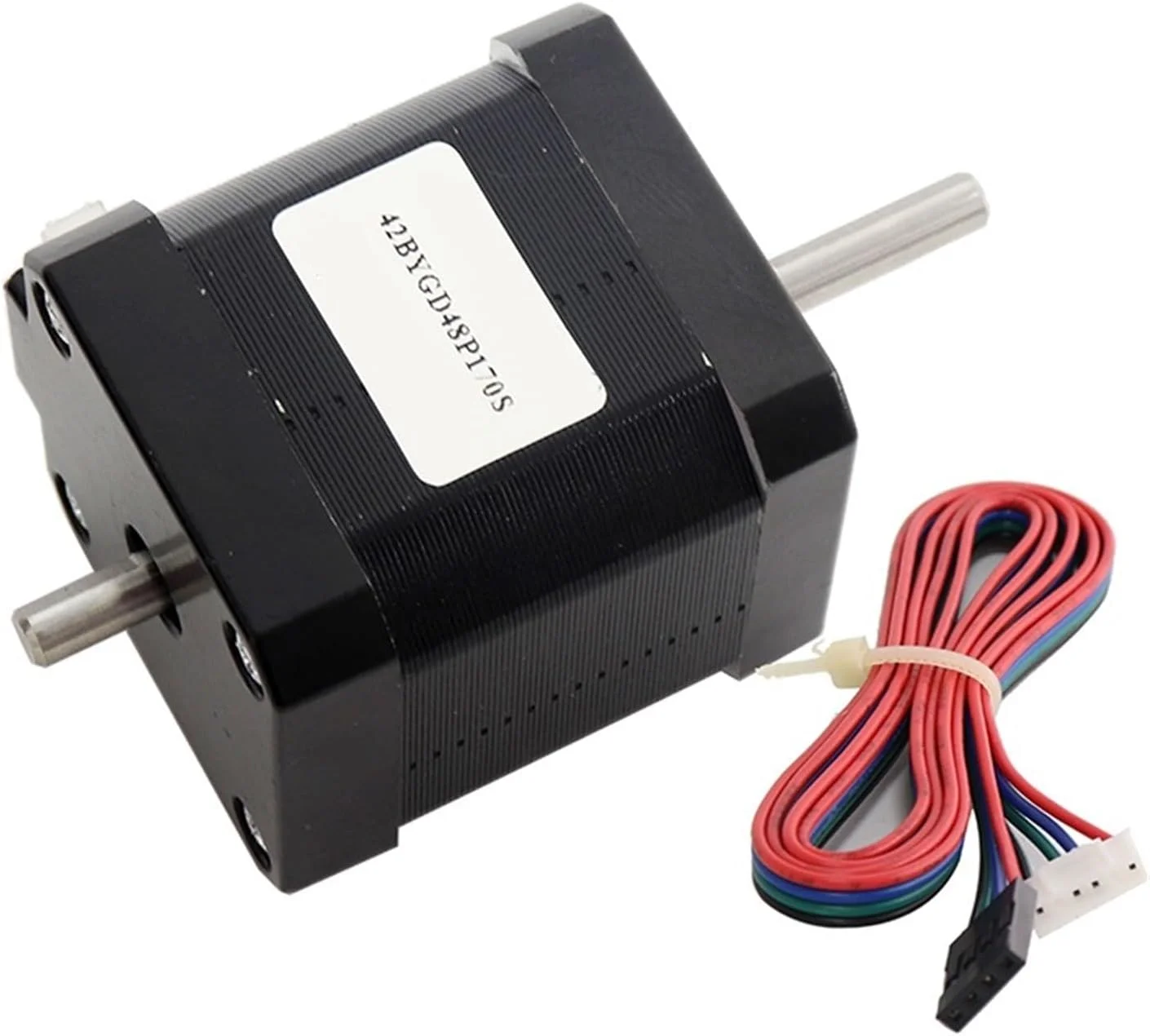 موتور پله ای Nema 17 دو شفت، موتورهای پله ای 48 میلی متری 17HS8401S 1.8A برای ربات و موتور چاپگر سه بعدی موتور پله ای Nema 17 دو شفت، موتورهای پله ای 48 میلی متری 17HS8401S 1.8A برای ربات و موتور چاپگر سه بعدی