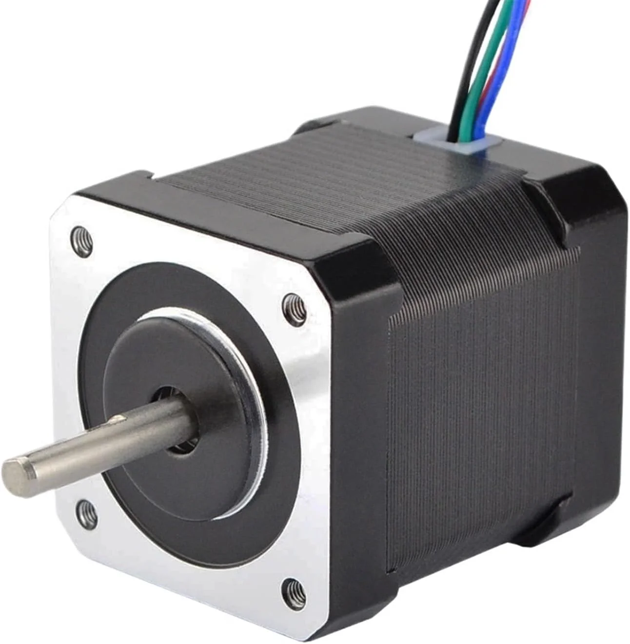 موتور پله‌ای Nema 17 دو قطبی 1.8 درجه 44Ncm (62.3oz.in) 0.85A 42x42x48mm 4 سیم برای پرینتر سه بعدی ربات