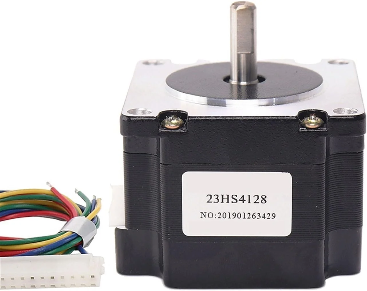 موتور پله ای Nema 23، 41 میلی متر، 2.8 آمپر، 55N.CM، موتور 23HS4128، موتور پله ای 24 ولت برای دستگاه چاپگر سه بعدی