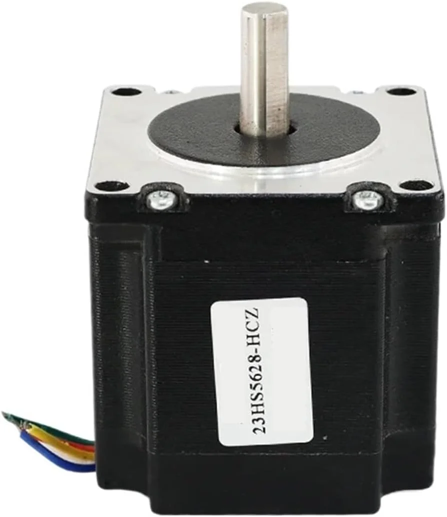 موتور پله ای 1.8 درجه 23HS5628-HCZ با 4 سیم Nema 17، 2 فاز، 23HS5628-HCZ، 1.7 آمپر، گشتاور 0.7 نیوتن متر برای پرینتر سه بعدی 12 ولت