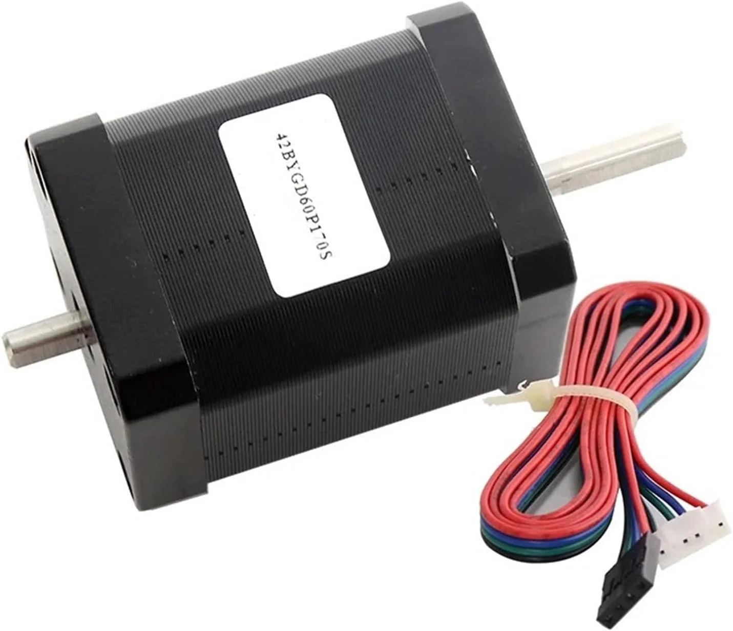 موتور پله‌ای هیبریدی Nema 17 60mm 1.7A 70N.CM 4 سیم 17HS6401S برای پرینتر سه بعدی CNC 12V موتور پله‌ای دو محوره