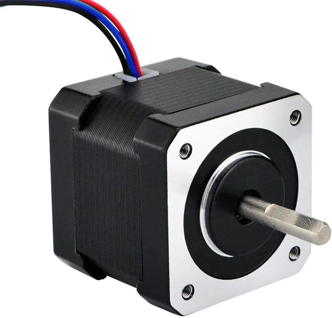موتور پله ای Nema 17، 36Ncm، 1.68A، 4 سیم، طول 39 میلی متر، موتور پله ای Nema17 برای پرینتر سه بعدی