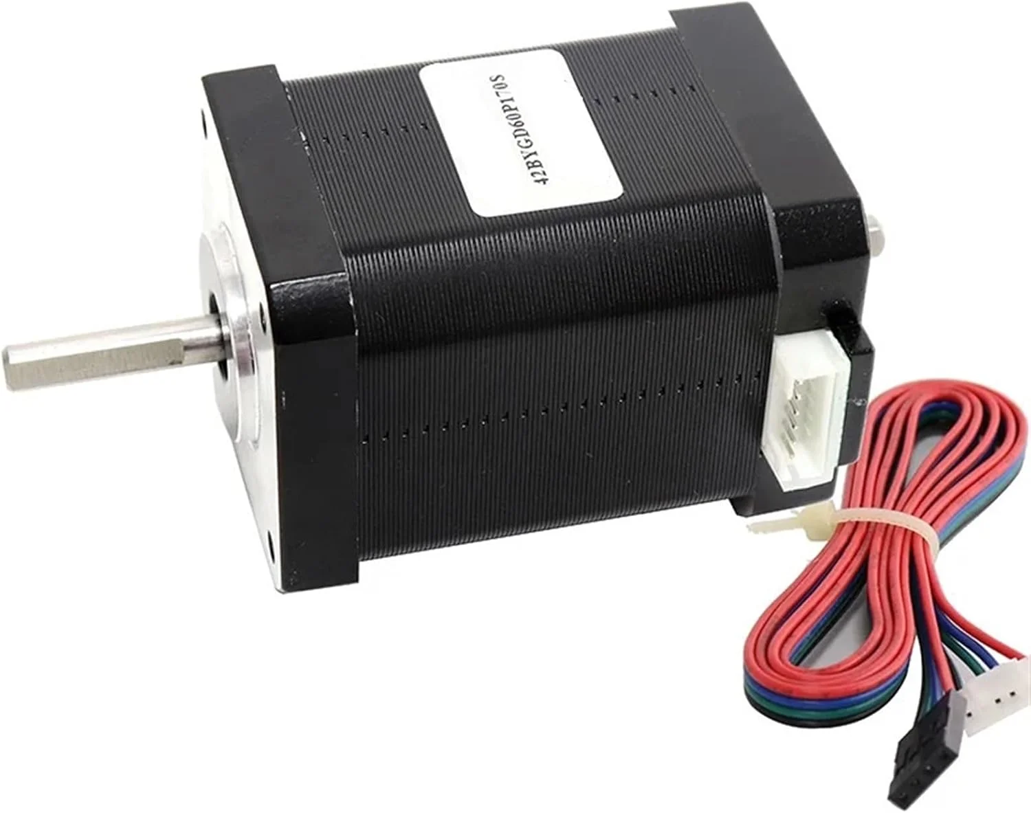 موتور پله‌ای هیبریدی Nema 17 60mm 1.7A 70N.CM 4 سیم 17HS6401S برای پرینتر سه بعدی CNC 12V موتور پله‌ای دو محوره