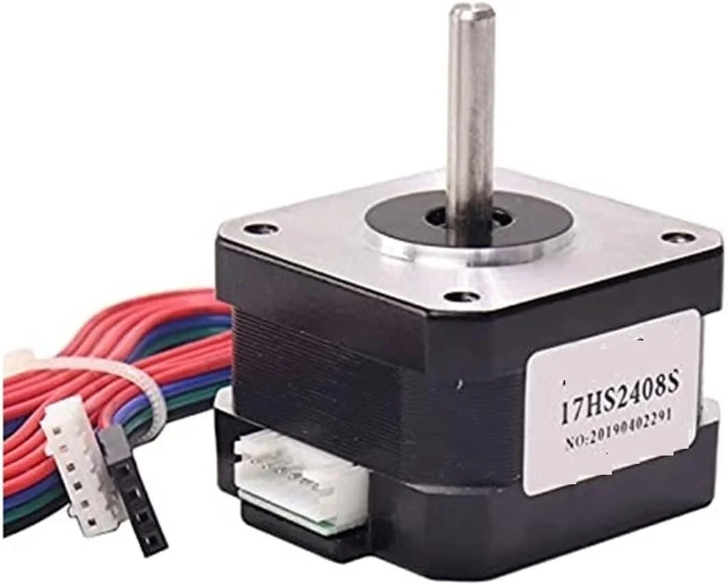 موتور پله ای VOREAL 1/3/5 عددی 17 موتور 42 موتور 0.4 آمپر 17HS2408S گشتاور بالا مشکی 4 سیم DIY پرینتر سه بعدی CNC دستگاه فرز حکاکی اوقات فراغت (اندازه: 1 عدد 17HS2408S)