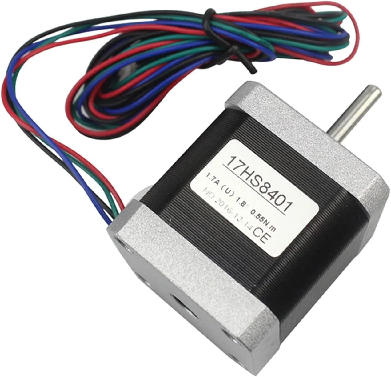 موتور پله ای 42 با ارتفاع 48 میلی متر، موتور مربعی 17HS8401 به همراه کابل، موتور هیبریدی 4 سیمه 2 فاز، قطعه پرینتر سه بعدی