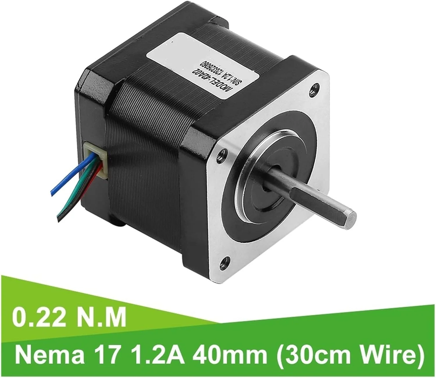 موتور پله ای VOREAL 22N cm (31.5oz.in) برای پرینتر سه بعدی، 4 سیم Nema 17، موتور 42، موتور 40 میلی متری 1.2 آمپر برای CNC، موتور مکانیکی تفریحی (سایز: 1 عدد 42A02) موتور پله ای VOREAL 22N cm (31.5oz.in) برای پرینتر سه بعدی، 4 سیم Nema 17، موتور 42، موتور 40 میلی متری 1.2 آمپر برای CNC، موتور مکانیکی تفریحی (سایز: 1 عدد 42A02)