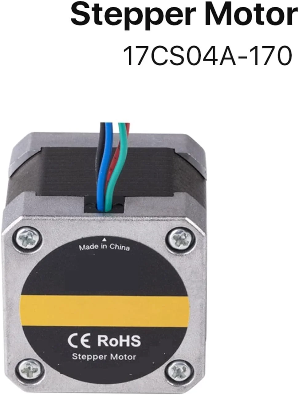 موتور پله ای Nema 17 مدل VOREAL، 40 میلی متر، 42Ncm، 1.7 آمپر، 2 فاز، برای دستگاه CNC، پرینتر سه بعدی، دستگاه حکاکی و فرز (اندازه: 1 عدد)