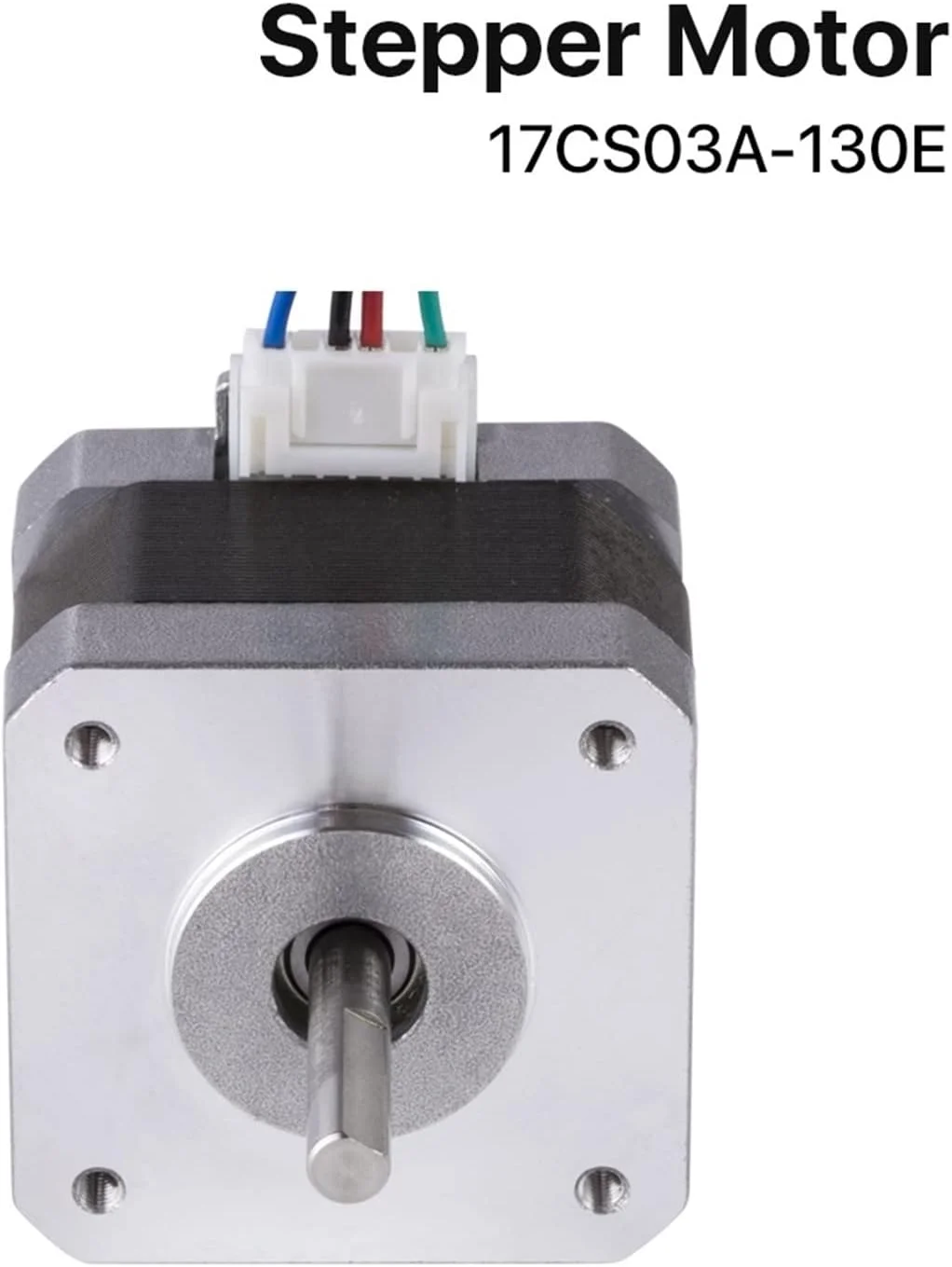 موتور پله ای VOREAL Nema 17، 34 میلی متری، 28N.cm، 1.3A، موتور پله ای 2 فاز برای CNC، پرینتر سه بعدی، دستگاه فرز حکاکی (سایز: 17CS03A 1 عدد)