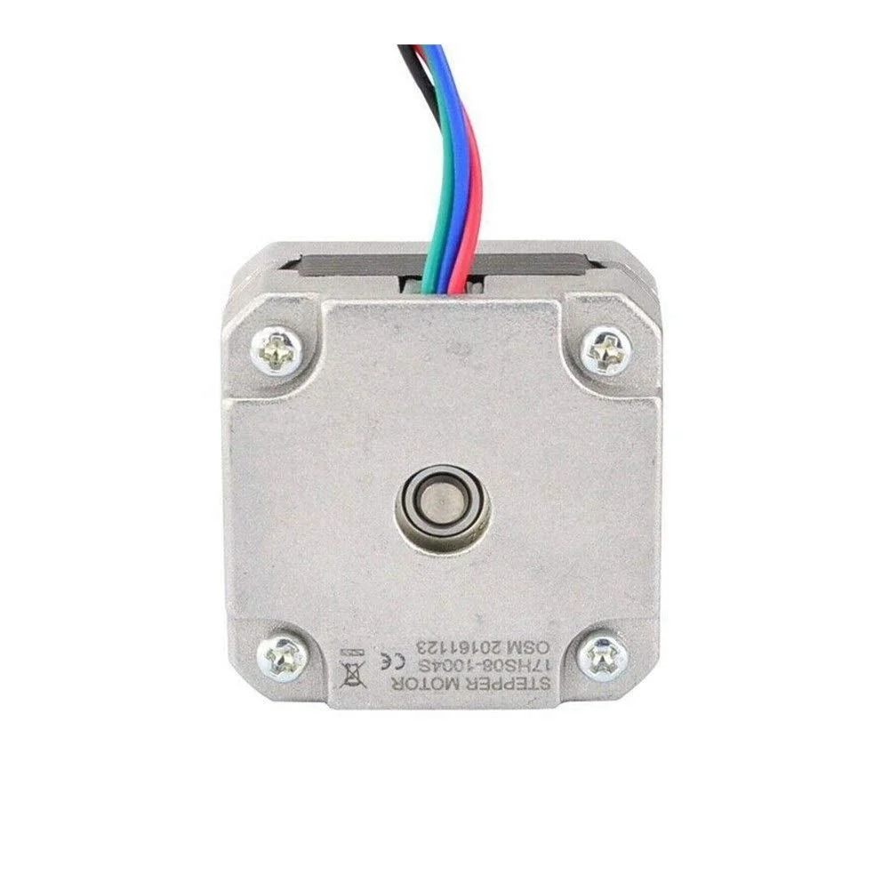 موتور الکتریکی کوچک 2 عددی 17Hs08-1004S 4 سیمه Nema 17 استپر موتور 20 میلی متری 1 آمپر 13Ncm (18.4Oz.in) موتور 42 Nema17 استپر برای پرینتر سه بعدی DIY CNC Xyz (قطر شفت: 5 میلی متر)