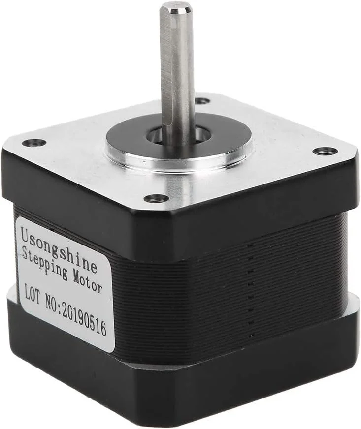 موتور پله ای، موتور پله ای 4 سیمه Nema 17 با کابل 1 متری 42BYGH 38MM 1.5A برای پرینتر سه بعدی CNC XYZ