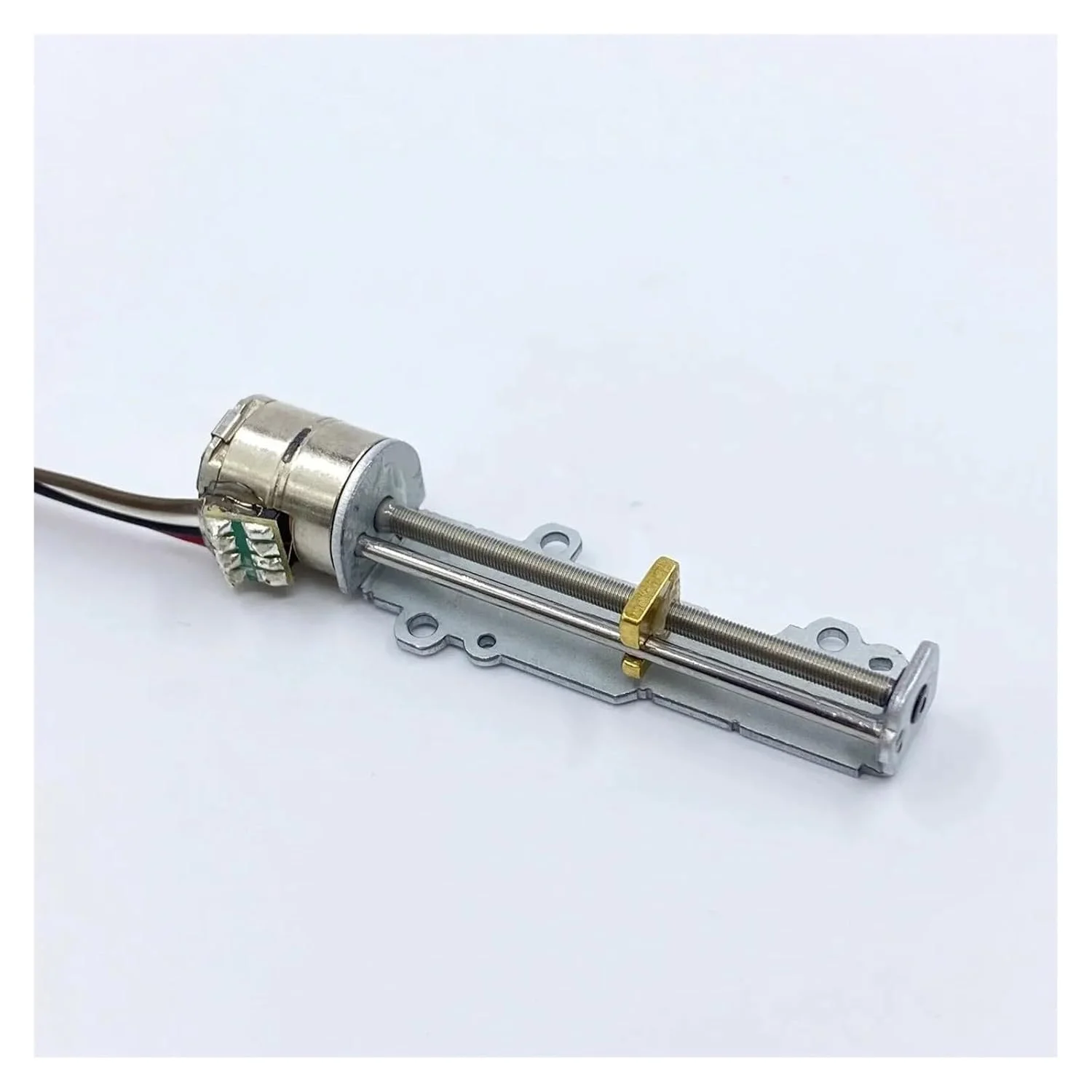 موتور پله ای خطی 10 میلی متری DC 5V دو فاز چهار سیمه، استروک 34 میلی متری، محرک DIY XYZ، استارتر موتور پرینتر سه بعدی