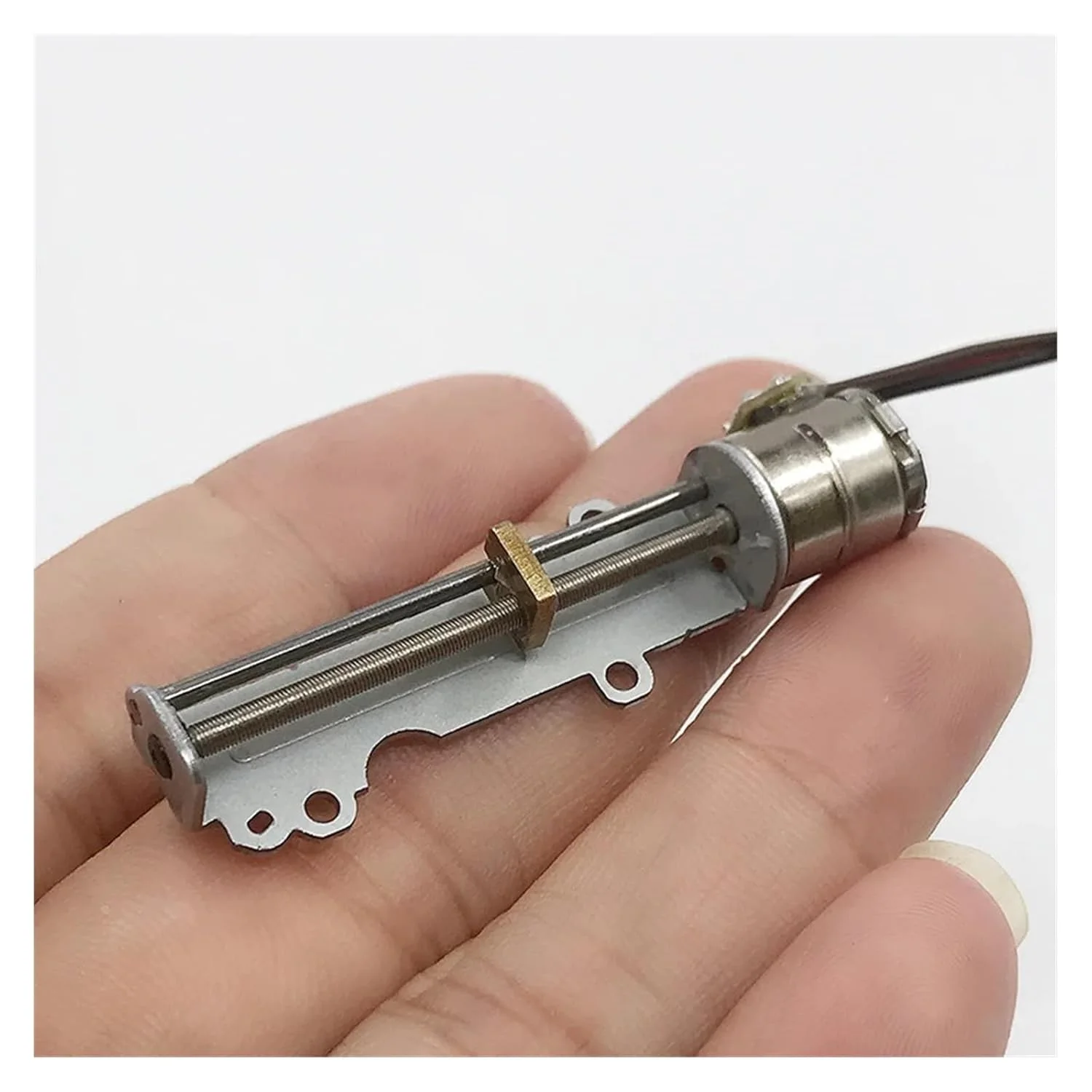 موتور پله ای خطی 10 میلی متری DC 5V دو فاز چهار سیمه، استروک 34 میلی متری، محرک DIY XYZ، استارتر موتور پرینتر سه بعدی