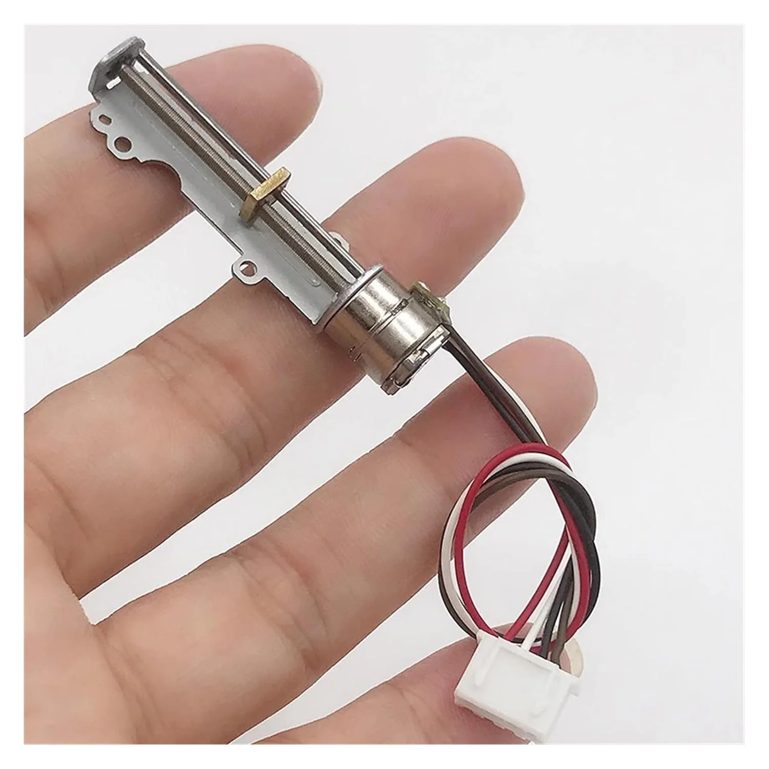 موتور پله ای خطی 10 میلی متری DC 5V دو فاز چهار سیمه، استروک 34 میلی متری، محرک DIY XYZ، استارتر موتور پرینتر سه بعدی