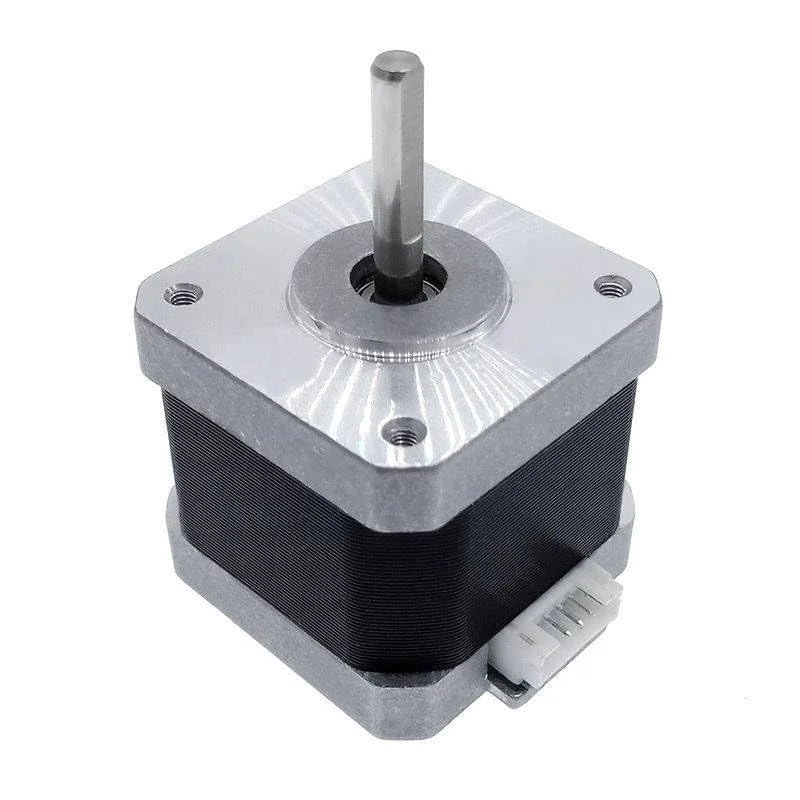 موتور پله ای 40 میلی متری با گشتاور بالا Nema17، موتور 1.7 آمپر 0.45 نیوتن متر 2 فاز برای دستگاه چاپگر سه بعدی