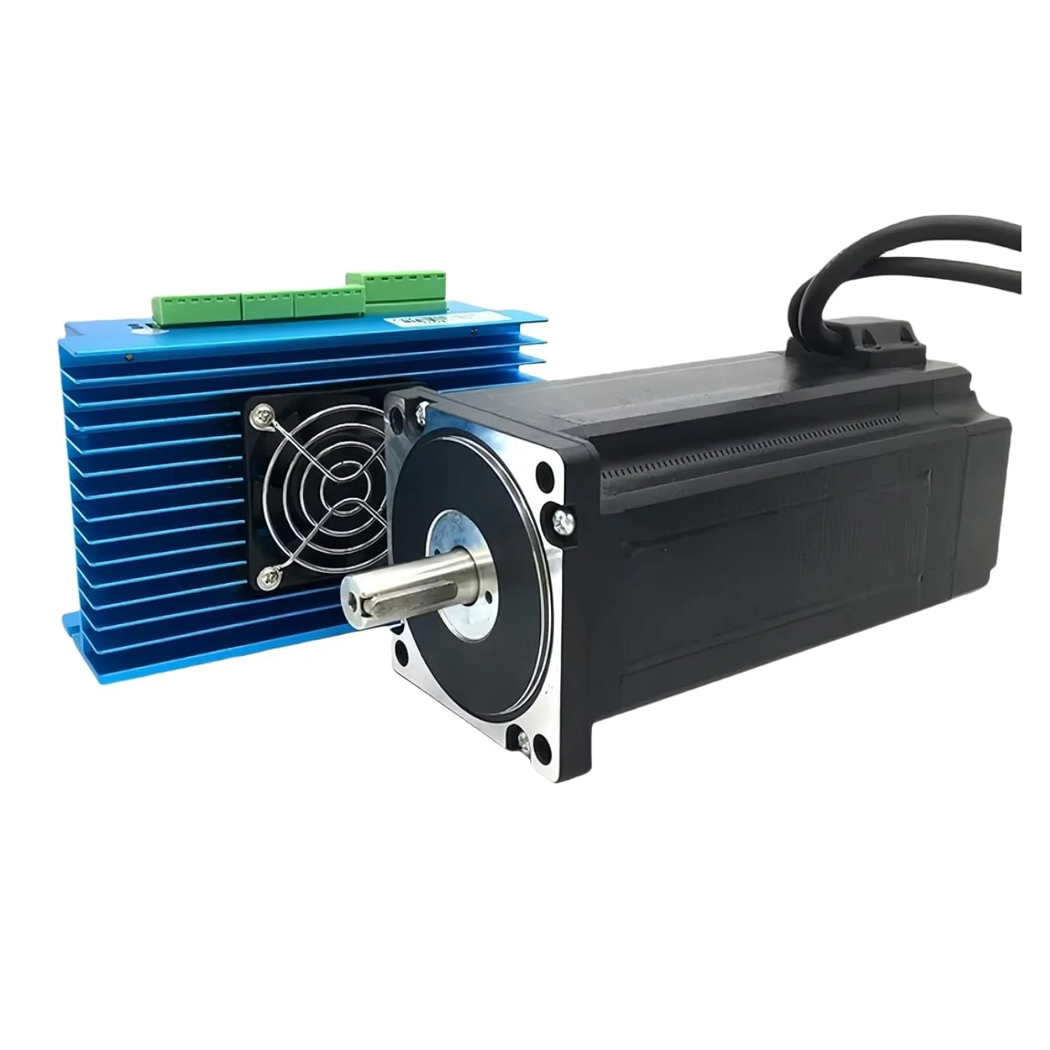 موتور پله‌ای حلقه بسته تک محور Nema 34 12 نیوتن متر / 1714 اونس اینچ 156 میلی‌متر، درایور موتور پله‌ای حلقه بسته 20-80VAC مدل HBS86H کیت موتور CNC