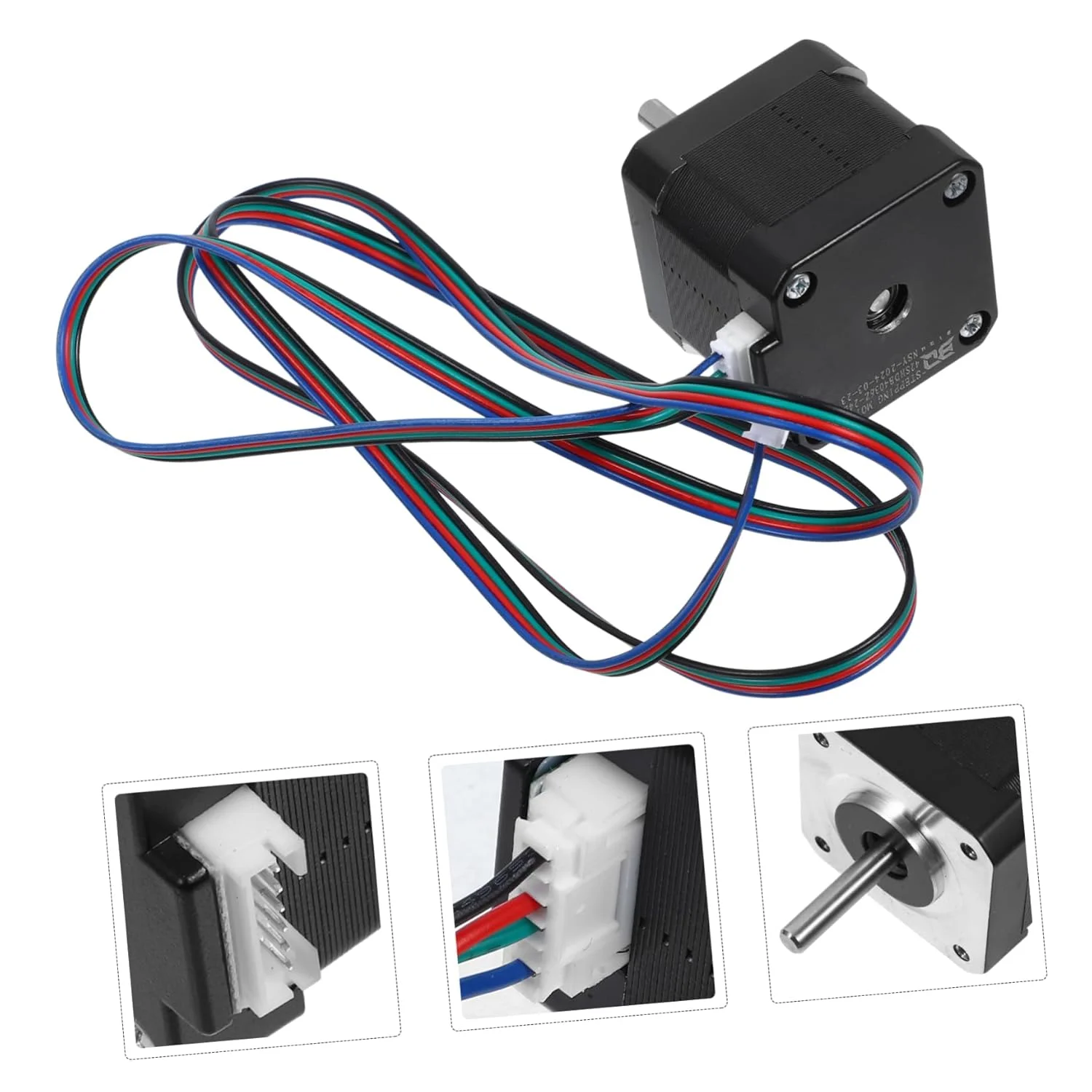 موتور پله‌ای با گشتاور بالا برای پروژه‌ها و پرینترها، کنترل دقیق و روان برای علاقه‌مندان و کاربردهای صنعتی