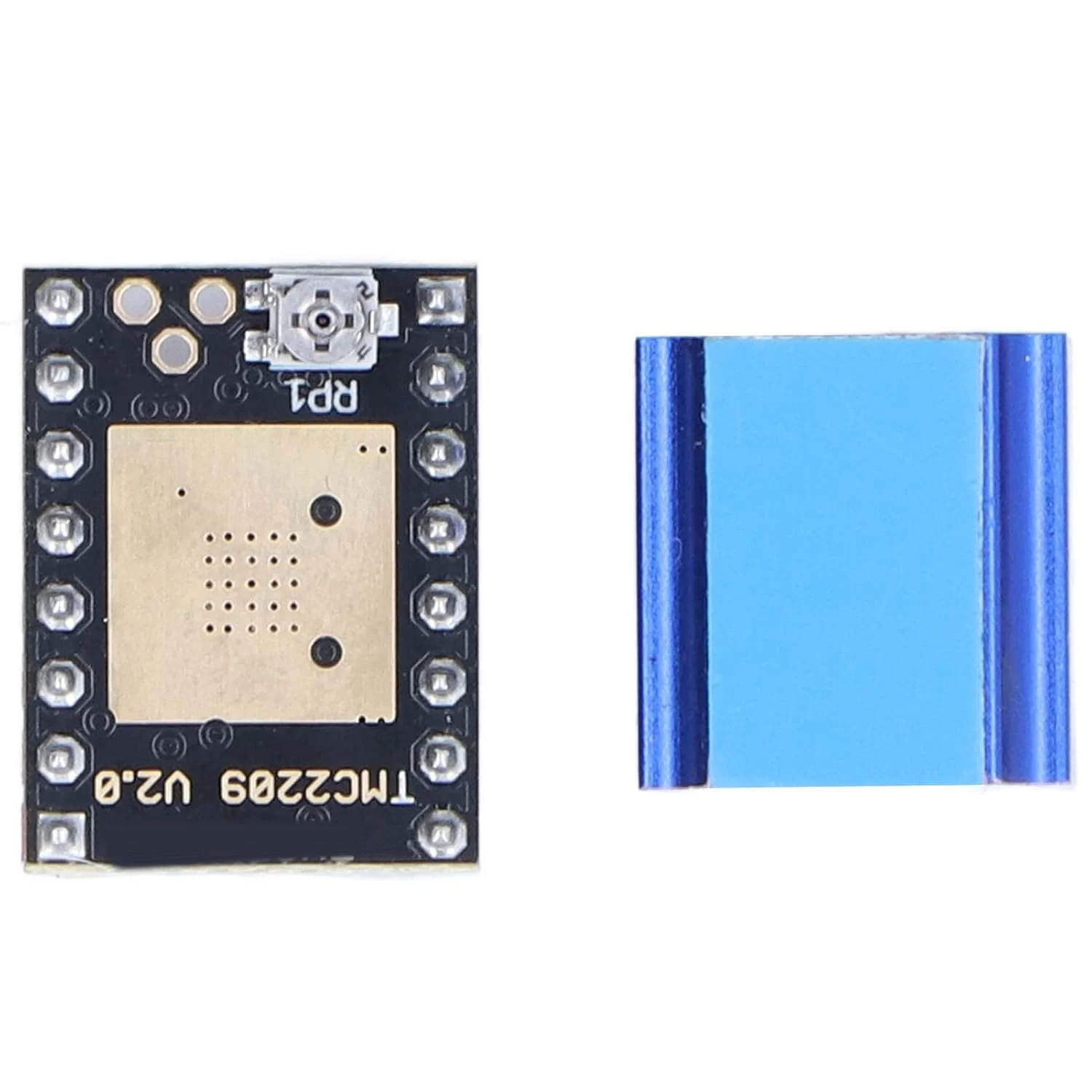 درایور موتور پله ای، ماژول فوق العاده بی صدا با هیت سینک TMC2209 برای پرینتر سه بعدی، کنترل دقیق، بازخورد بدون سنسور، بدون نویز، نصب آسان درایور موتور پله ای، ماژول فوق العاده بی صدا با هیت سینک TMC2209 برای پرینتر سه بعدی، کنترل دقیق، بازخورد بدون سنسور، بدون نویز، نصب آسان