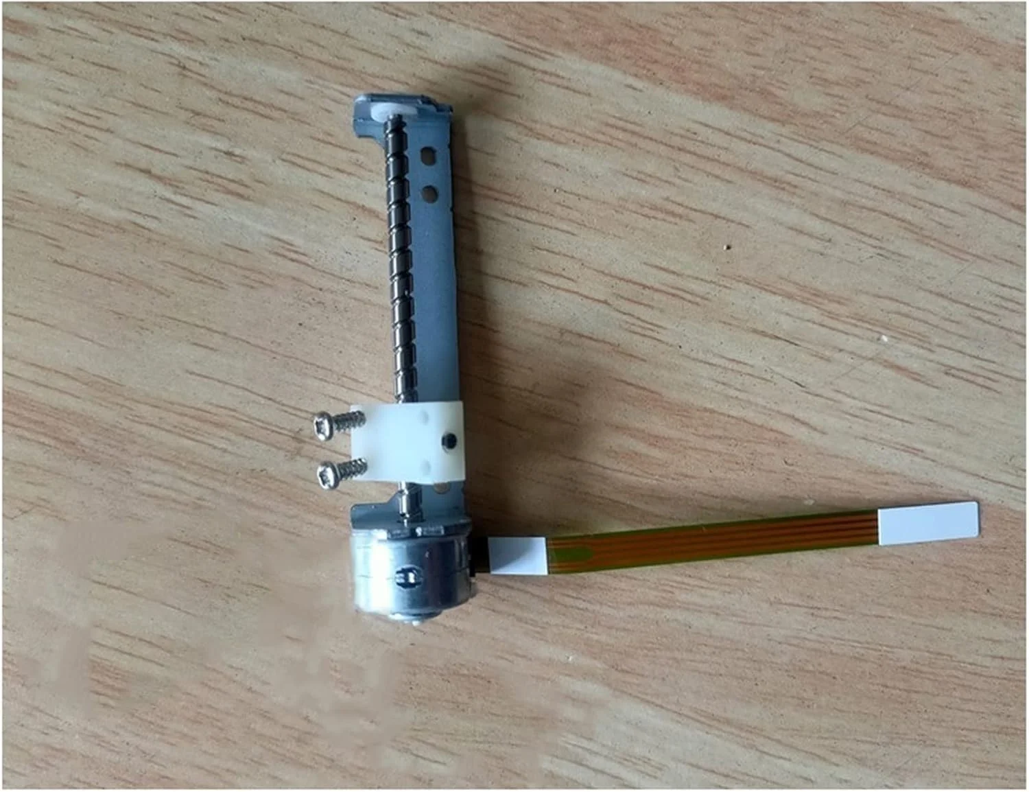 موتور پله‌ای میکروسکوپی تلسکوپی DIY با پیچ تقسیم طولانی موتور پله‌ای 4 سیمه 2 فاز پروژه لغزنده موتور چاپگر سه بعدی علمی DIY بالابر هل دهنده (رنگ: موتور+لغزنده)