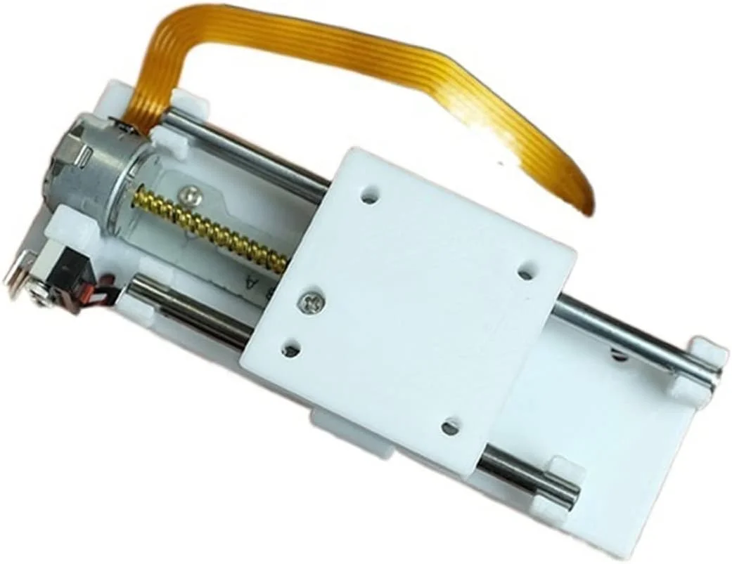 موتور چاپگر سه بعدی جیبی تلسکوپی DIY، موتور دستگاه حکاکی درایو نوری، ماژول اسلاید خطی میکرو، موتور پله ای پیچی 4 سیمه 2 فاز بالابر (رنگ: موتور تک محدود)
