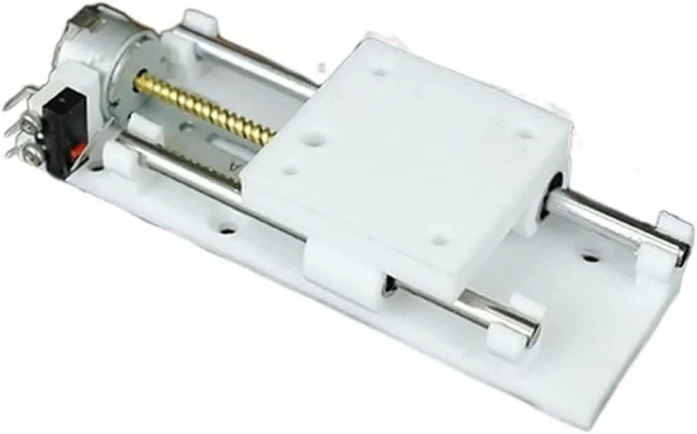 موتور چاپگر سه بعدی جیبی تلسکوپی DIY، موتور دستگاه حکاکی درایو نوری، ماژول اسلاید خطی میکرو، موتور پله ای پیچی 4 سیمه 2 فاز بالابر (رنگ: موتور تک محدود)
