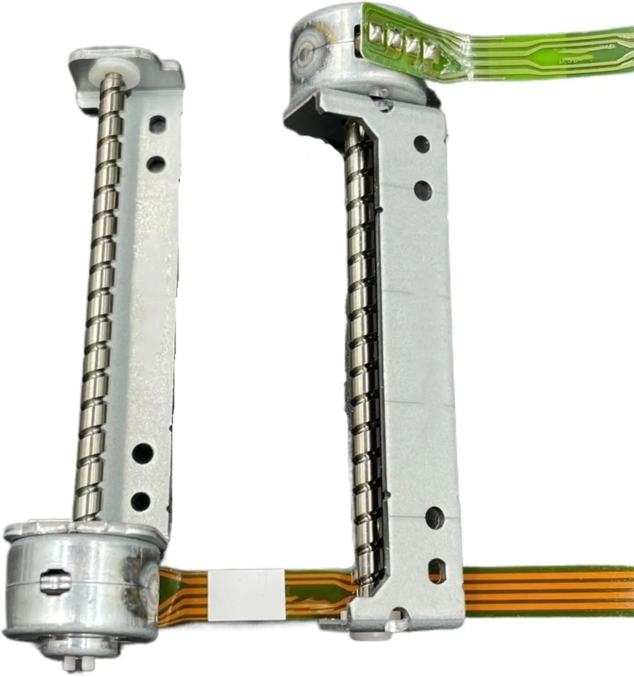 موتور پله‌ای میکروسکوپی تلسکوپی DIY با پیچ تقسیم طولانی موتور پله‌ای 4 سیمه 2 فاز پروژه لغزنده موتور چاپگر سه بعدی علمی DIY بالابر هل دهنده (رنگ: موتور+لغزنده)