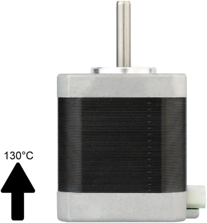موتور پله ای 48 میلی متری Moons Nema 17 با 4 سیم مناسب برای قطعات پرینتر سه بعدی، ورون 2.4، BLV MGN کیوب، Ender 3 و Prusa i3