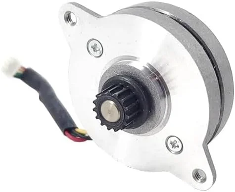 موتور پله ای مینی 36 میلی متری گرد نازک 1.8 درجه، موتور پله ای 2 فاز 4 سیمه با چرخ قرقره سنکرون برای پرینتر سه بعدی، ربات CNC