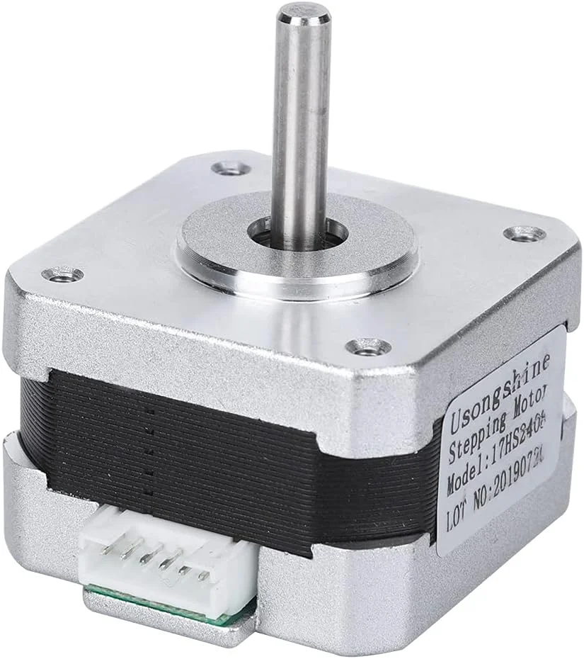 موتور پله ای 4 سیمه 17HS2408، لوازم جانبی برای پرینتر سه بعدی، آلیاژ بادوام، اندازه جمع و جور