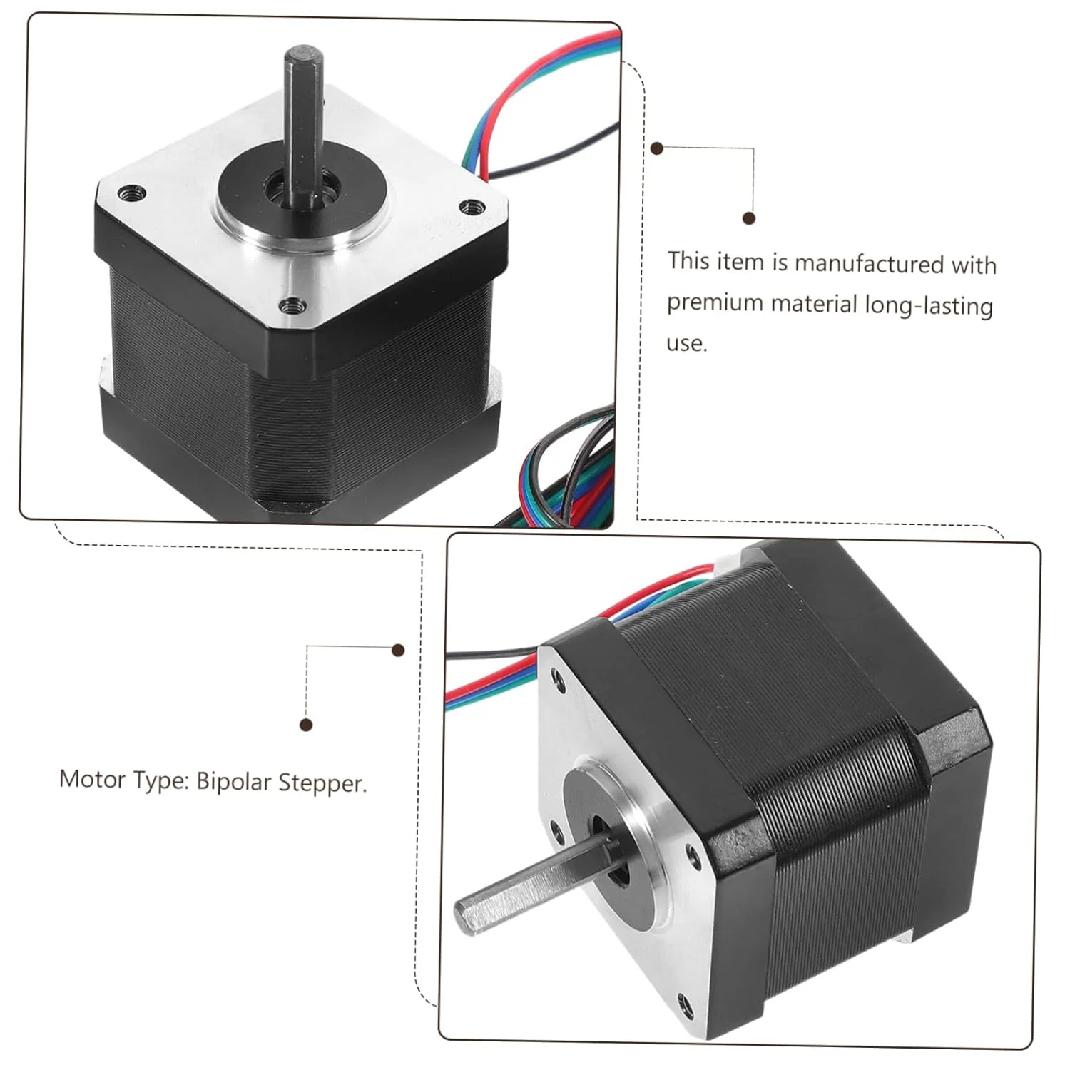 موتور بایپولار گشتاور بالا STOBAZA برای پرینترها و دستگاه های CNC با عملکرد قابل اعتماد