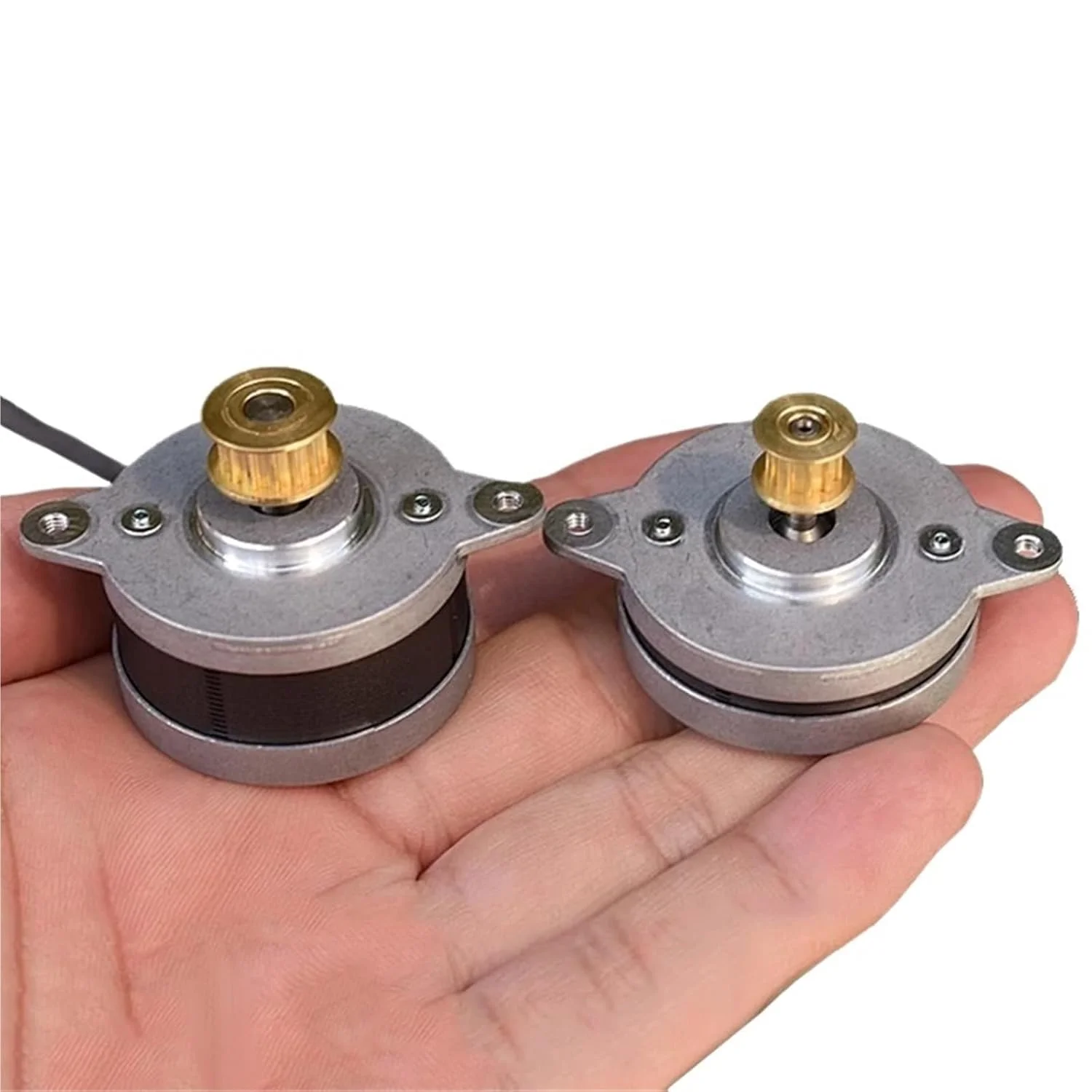 موتور پله ای گرد مینی 36 میلی متری STH-36C با زاویه 0.9 درجه، موتور پله ای 2 فاز 4 سیمه با چرخ قرقره همزمان برای پرینتر سه بعدی، 1 عدد (مدل B)