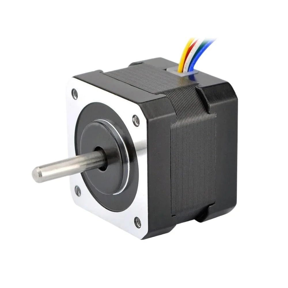 موتور پله‌ای Nema 17، موتور تک قطبی 6 سیمه، 1.8 درجه، 15.8Ncm برای پرینتر سه بعدی، CNC، ربات