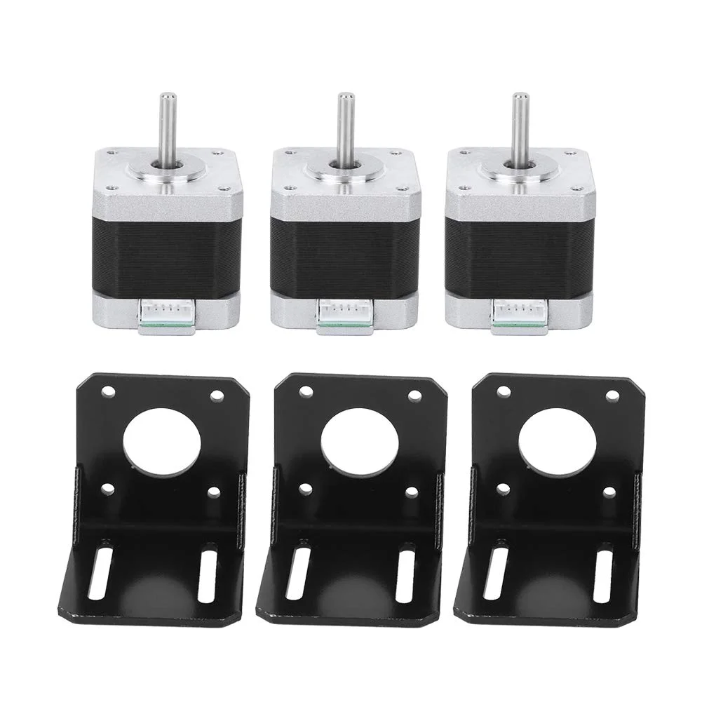 موتور پله ای 12 ولت LiebeWH استیل ضد زنگ 4 سیمه دو قطبی لوازم جانبی چاپگر سه بعدی ارتفاع موتور 4 سانتی متر, LiebeWHbsqyzempw9