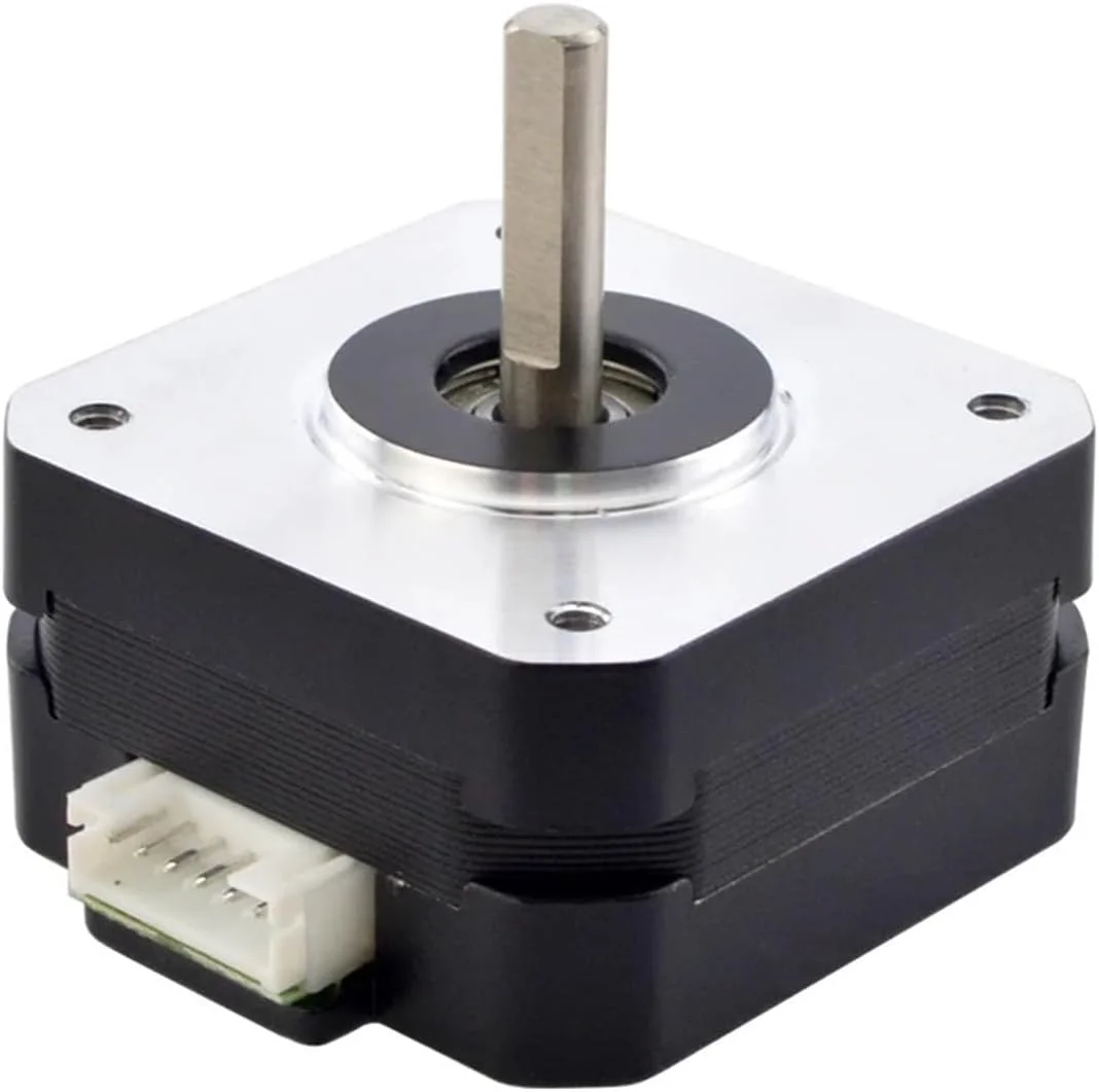 موتور پله ای Nema 17، 23 میلی متر، 17Ncm، 1 آمپر، موتور 42 پله ای Nema17 برای اکسترودر CNC، موتور پرینتر سه بعدی (1 عدد 17HE08-1004S)