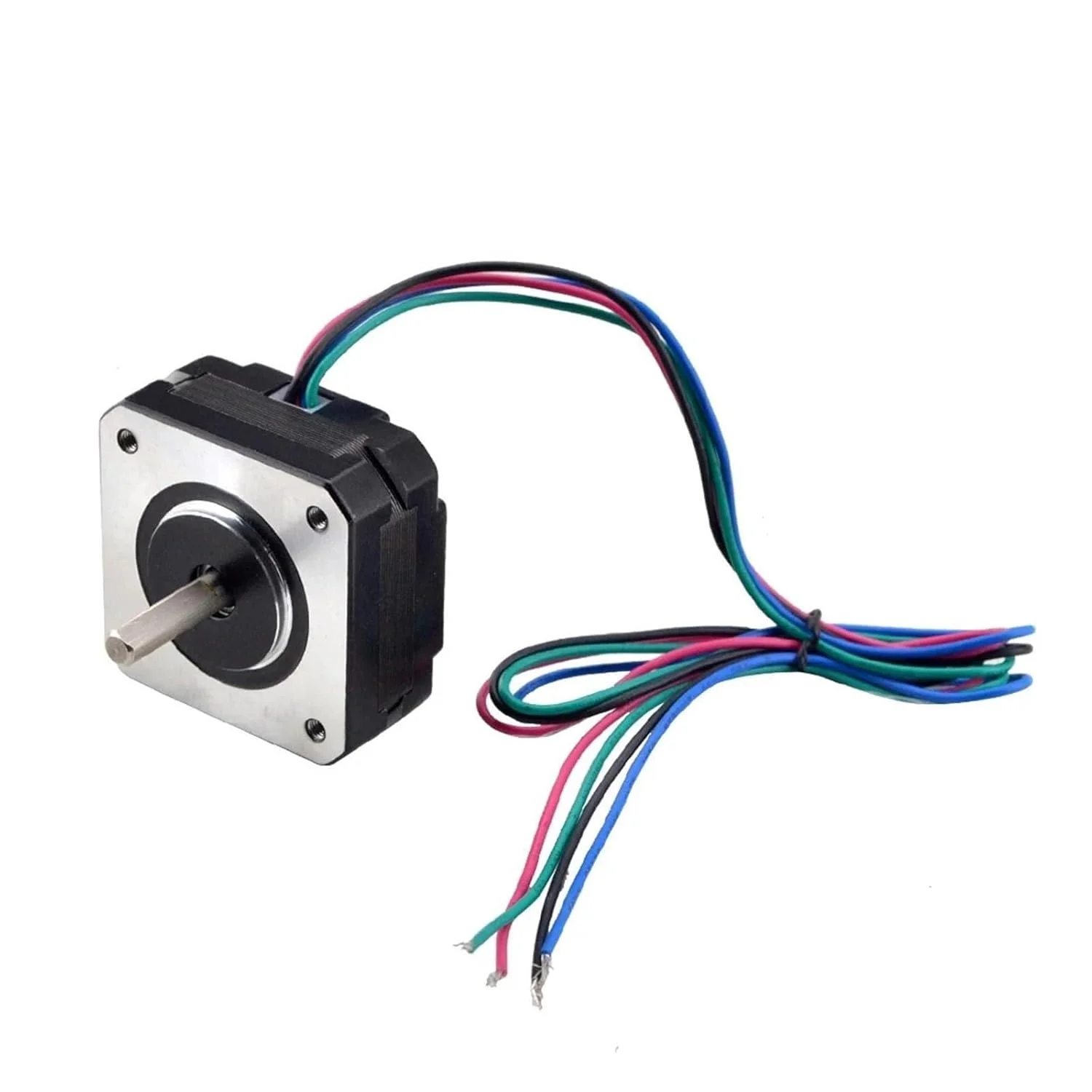 موتور پله ای Nema 17، موتور پله ای کوتاه 16Ncm 1A Nema17، موتور 4 سیمه 17HS08-1004S برای اکسترودر CNC، موتور پرینتر سه بعدی