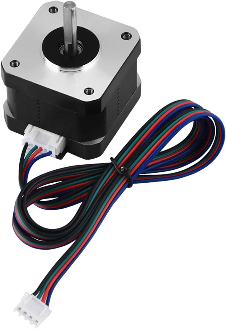 موتور پله ای، کیت موتور پله ای، موتورهای پله ای 1 عدد 4 سیمه 12 ولت 1.3 آمپر 0.30 نیوتن متر موتور پله ای 42 CNC موتور پله ای برای پرینتر سه بعدی و روتر CNC