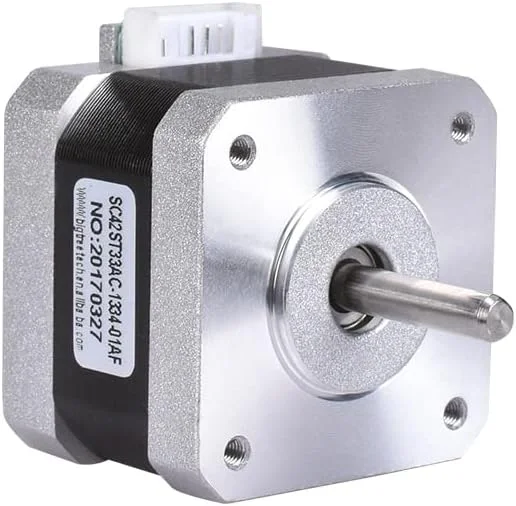 کابل موتور پله‌ای BIQU 17، موتور پله‌ای 42، موتور پله‌ای 17، طول 33 میلی‌متر، جریان 1.33 آمپر برای موتور پرینتر سه بعدی CNC XYZ - (قطر شفت: 2 عدد)