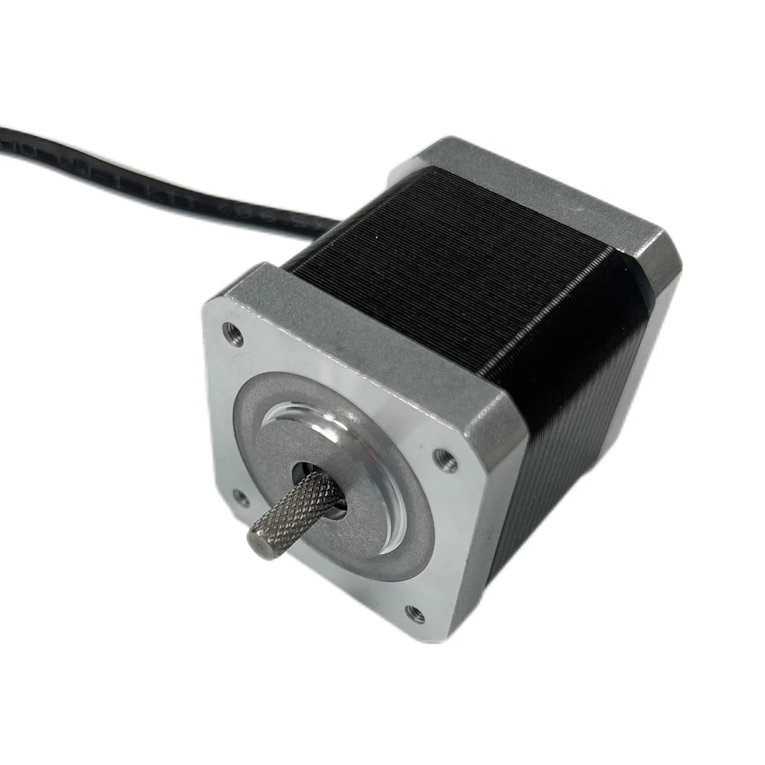 موتور پله ای NEMA 17، 42 میلی متر، شفت آجدار 13.2 میلی متر، برای پرینترهای سه بعدی و تجهیزات اتوماسیون